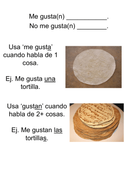 las tortillas - Kerry Guiliano
