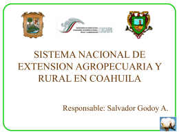 Sistema Nacional de Extensión Agropecuaria y Rural en