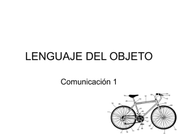 Presentación "Lenguaje del Objeto"