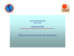 Plataforma Laboral de Las Américas
