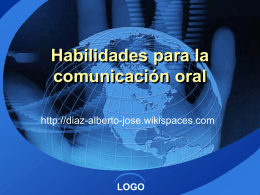 Habilidades para la comunicación oral - Diaz-Alberto-Jose