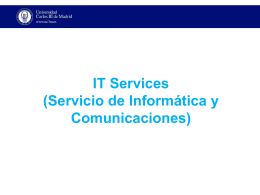 IT Services (Servicio de Informática y Comunicaciones)