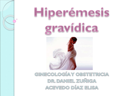 Hiperémesis gravídica