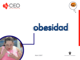 Presentacion obesidad - Centro de Estudios de Opinion