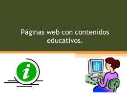 Paginas web con contenido educativo clase 4