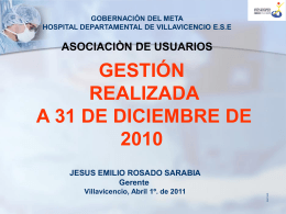3. gestión administrativa - Hospital Departamental de Villavicencio
