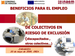 Beneficios empleo colectivos CREA 2009