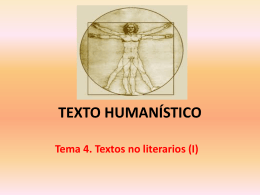 TEXTO HUMANÍSTICO - lenguayliteraturasoto