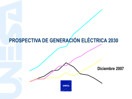 Prospectiva de Generación Eléctrica 2030