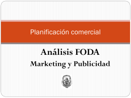 Planificación comercial - Marketing y Publicidad
