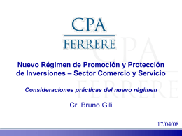 Cr. Bruno Gili - Cámara Nacional de Comercio y Servicios