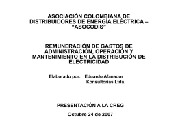 Presentacion AOM a CREG oct 24 - 2007