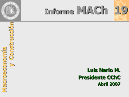 Presentación Mach N° 19 Luis Nario