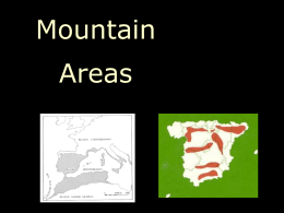 Mountain areas