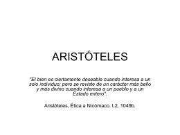 ARISTÓTELES - Alarcosfilosofia
