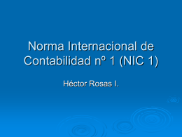 Norma Internacional de Contabilidad nº 1 (NIC 1)