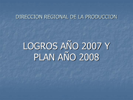 DIRECCION REGIONAL DE LA PRODUCCION