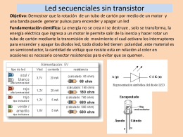 Led secuenciales sin transistor