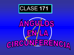 Clase 171: Ángulos en la Circunferencia