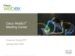 WebEx_Meeting_Center_Overview
