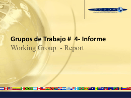 Grupos de Trabajo # 4 - PLOT - Diseño y Desarrollo Web Colombia