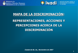 Mapas de la Discriminación