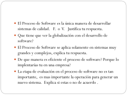 Procesos de Software 2012