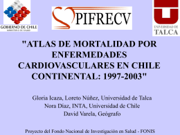 Atlas de Mortalidad por Enfermedades Cardiovasculares