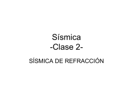 sismica refraccion (Clase 2)
