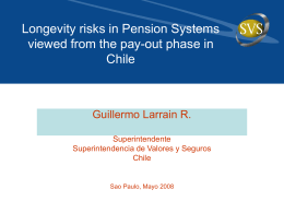 Longevity risks in Pension Systems viewed from the pay