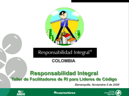 Recomendar una estrategia - Responsabilidad Integral Colombia