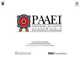 Presentación PAAEI - Universidad de Guadalajara