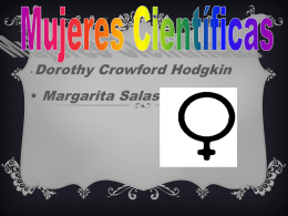 Dorothy Crowford Hodgkin Margarita Salas Mujeres Científicas