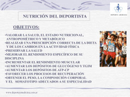 NutrDep - deporte y medicina