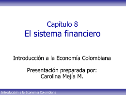 Tema 8 - Sistema financiero CMM