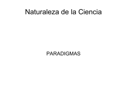 Naturaleza de la Ciencia