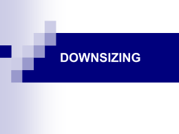 DOWNSIZING
