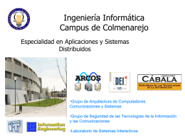 Ingeniería Informática Campus de Colmenarejo
