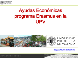 Ayuda Económica Erasmus Estudios Curso 2012-2013