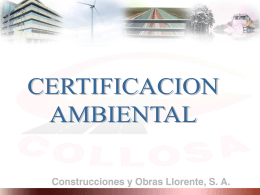 Certificación ambiental