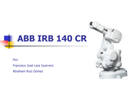 ABB IRB 140 CR - Ingeniería de Sistemas y Automática