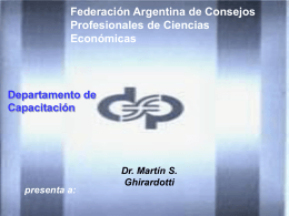 Resultados - Consejo Profesional de Ciencias Economicas de