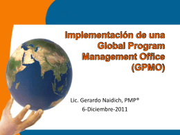 Implementación de una Global Program Management