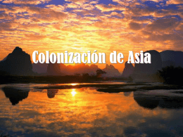 Colonización de Asia