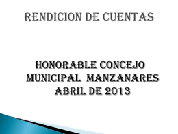 INFORME FINAL - Concejo Municipal de Manzanares Caldas