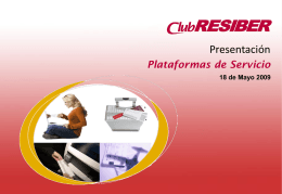RESIBER Plataformas - Iberia Web Sistemas