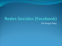 Redes Sociales (Facebook)