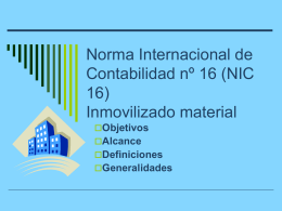Norma Internacional de Contabilidad nº 16 (NIC