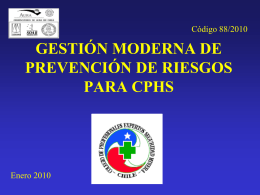 gestión moderna de prevención de riesgos para cphs - AURA-O
