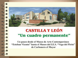 Un Cuadro permanente - Concurso Día de Castilla y León en clase